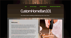 Desktop Screenshot of customhomebars101.com