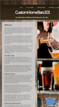 Mobile Screenshot of customhomebars101.com